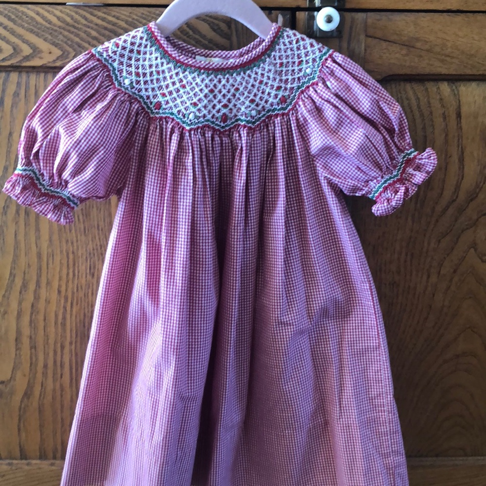 Beautiful Christmas Smocked dress